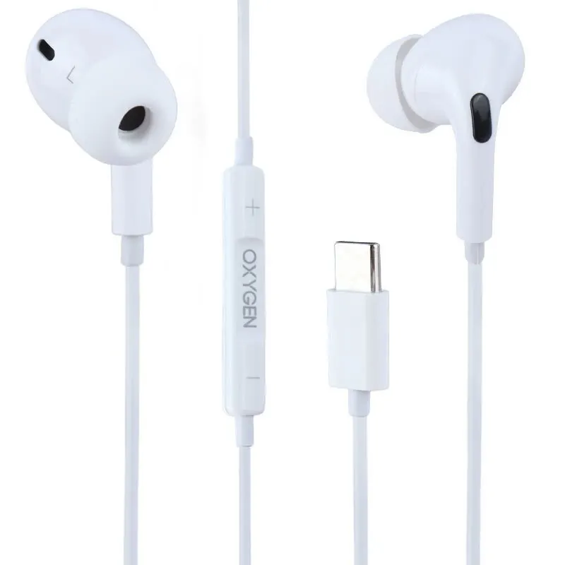 هندزفری سیمی اکسیژن مدل H12 با اتصال Type-C- پک اصلی خرید از موبایل ایلام هندزفری سیمی اکسیژن مدل H12 با اتصال Type-C- پک اصلی خرید از موبایل ایلام