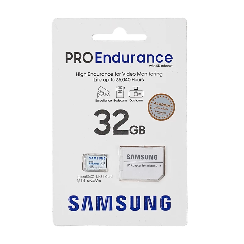 کارت حافظه microSDXC سامسونگ مدل PRO Endurance کلاس 10 استاندارد UHS-U3 سرعت 100MBps ظرفیت 32 گیگابایت به همراه آداپتور SD خرید از موبایل ایلام کارت حافظه microSDXC سامسونگ مدل PRO Endurance کلاس 10 استاندارد UHS-U3 سرعت 100MBps ظرفیت 32 گیگابایت به همراه آداپتور SD خرید از موبایل ایلام