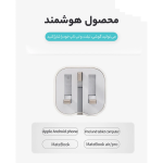 شارژر دیواری اپل 20 وات مدل 3 پین B/A - پک اصلی (گارنتی مادام العمر شرکتی) موبایل ایلام