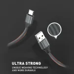 کابل تبدیل USB به USB-C الدینیو مدل LS441 طول 1 متر - 2.4آمپر - پک اصلی