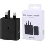 شارژر دیواری 45 وات سامسونگ مدل EP-T4511 Low Standby سه پین - پک اصلی موبایل ایلام