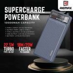 پاوربانک ریمکس مدل RPP-616 ظرفیت 10000 میلی‌ آمپر ساعت خرید از موبایل ایلام