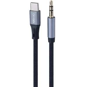 کابل تبدیل Type-C به AUX اکسیژن AUX-06 طول 1 متر - اصلی خرید از موبایل ایلام