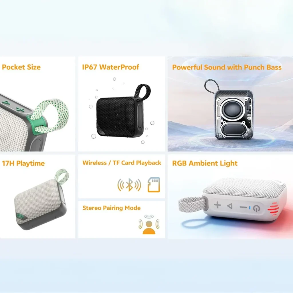 اسپیکر بلوتوثی کیو سی وای مدل QCY SP2 - اصل خرید از موبایل ایلام