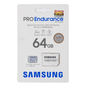 کارت حافظه microSDXC سامسونگ مدل PRO Endurance کلاس 10 استاندارد UHS-U1 سرعت 100MBps ظرفیت 64 گیگابایت به همراه آداپتور SD خرید از موبایل ایلام